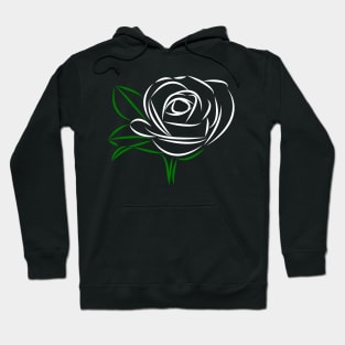 rose white, roses, bloom, flower, flowery, blossom Hoodie